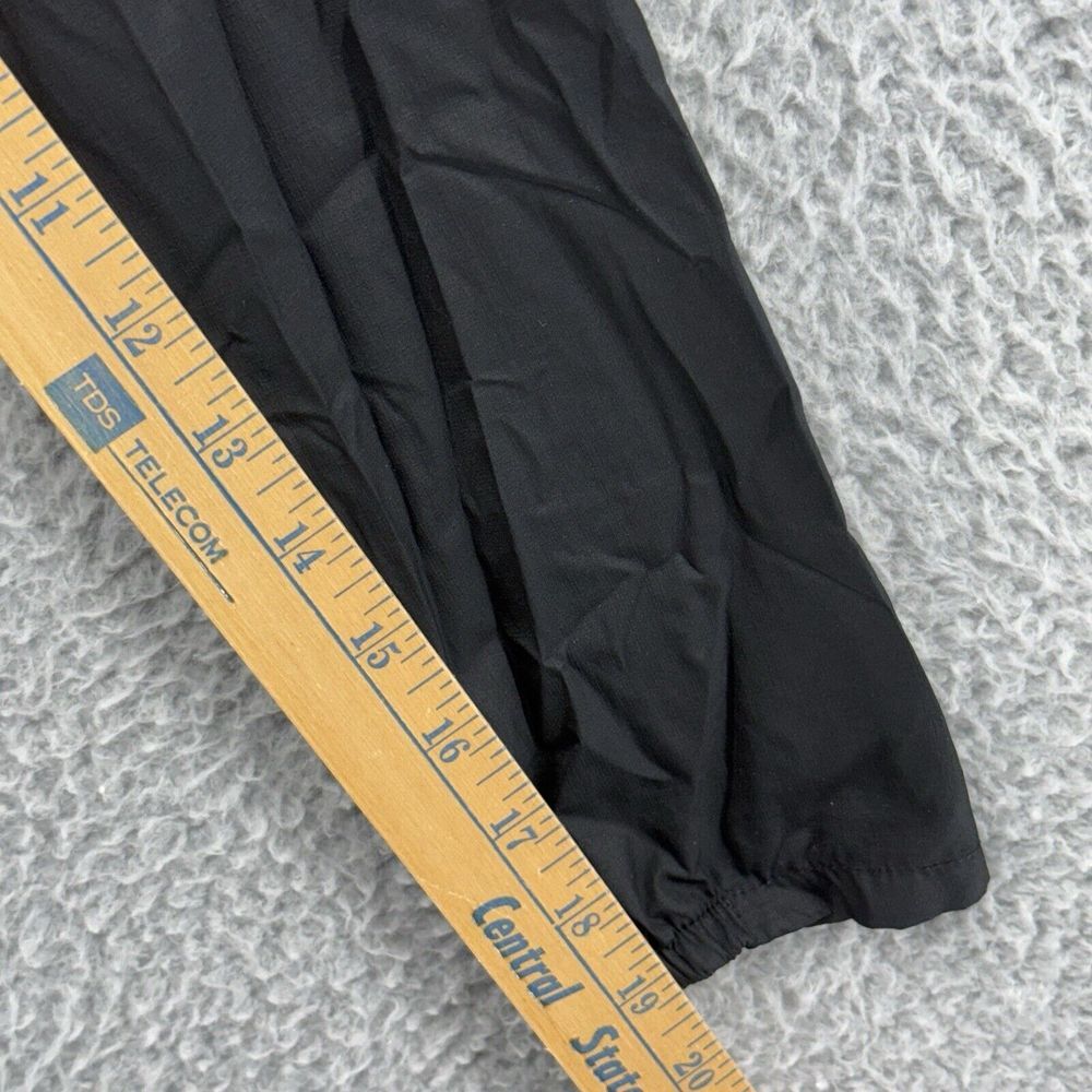 ATHLETA Womens XXS Black Lightweight‎ Windbreaker Jacket Full Zip Vented Pockets - Picture 6 of 7